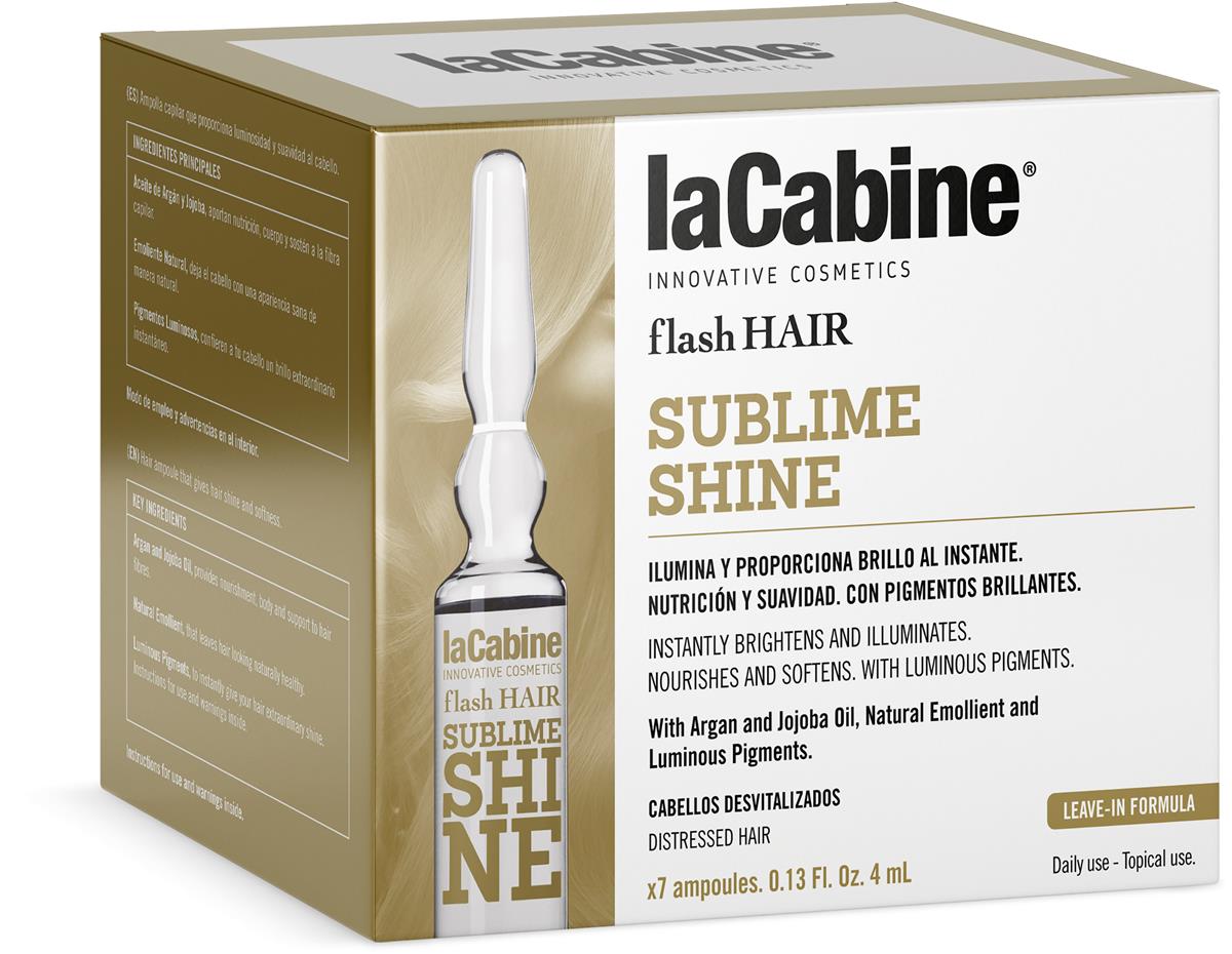 LACABINE AMPOULES FLASH HAIR SUBLIM SHINE 7X5ML SE
